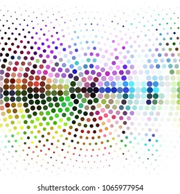 Abstract halftone background pattern. Spotted colorful vector line illustration
