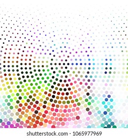 Abstract halftone background pattern. Spotted colorful vector line illustration
