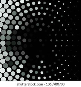 Abstract halftone background pattern. Spotted monochrome vector line illustration
