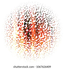Abstract halftone background pattern. Spotted colorful vector line illustration
