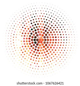 Abstract halftone background pattern. Spotted colorful vector line illustration
