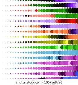 Abstract halftone background pattern. Spotted colorful vector line illustration
