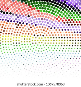 Abstract halftone background pattern. Spotted colorful vector line illustration
