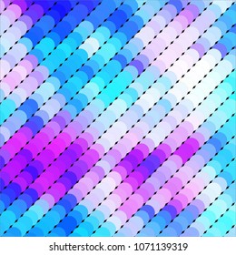 Abstract halftone background pattern. Spotted colorful vector line illustration
