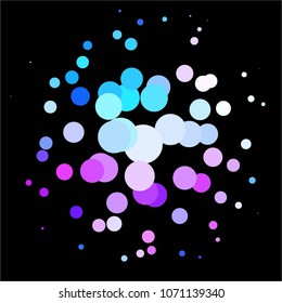 Abstract halftone background pattern. Spotted colorful vector line illustration
