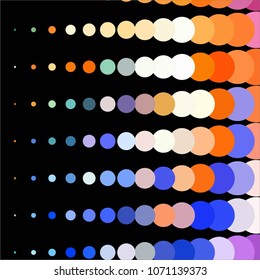 Abstract halftone background pattern. Spotted colorful vector line illustration
