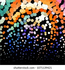 Abstract halftone background pattern. Spotted colorful vector line illustration

