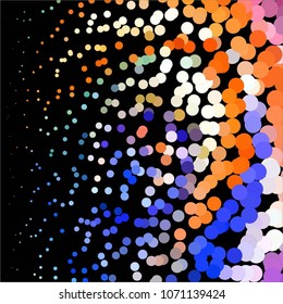 Abstract halftone background pattern. Spotted colorful vector line illustration
