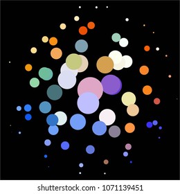 Abstract halftone background pattern. Spotted colorful vector line illustration
