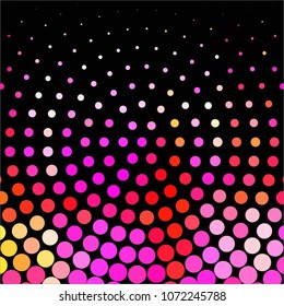 Abstract halftone background pattern. Spotted colorful vector line illustration
