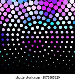 Abstract halftone background pattern. Spotted colorful vector line illustration
