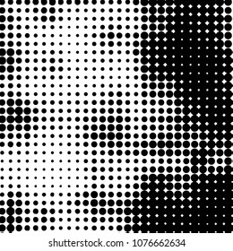 Abstract halftone background pattern. Spotted monochrome vector line illustration
