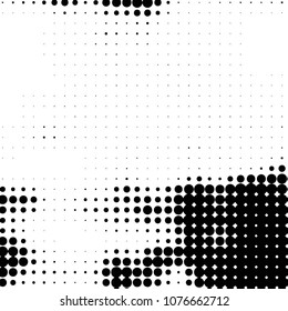 Abstract halftone background pattern. Spotted monochrome vector line illustration
