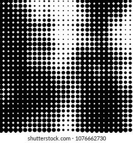 Abstract halftone background pattern. Spotted monochrome vector line illustration
