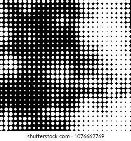 Abstract halftone background pattern. Spotted monochrome vector line illustration
