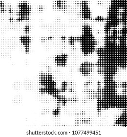 Abstract halftone background pattern. Spotted monochrome vector line illustration
