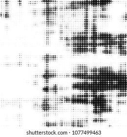 Abstract halftone background pattern. Spotted monochrome vector line illustration

