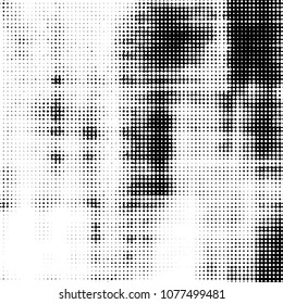 Abstract halftone background pattern. Spotted monochrome vector line illustration

