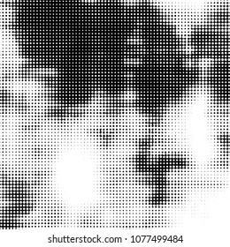 Abstract halftone background pattern. Spotted monochrome vector line illustration
