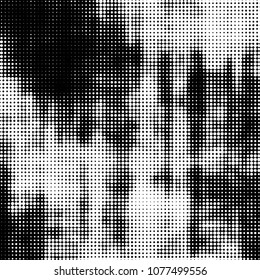 Abstract halftone background pattern. Spotted monochrome vector line illustration
