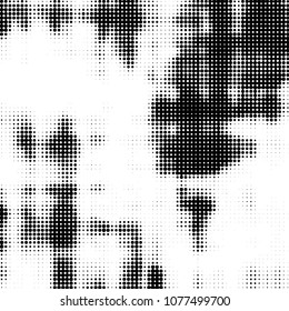 Abstract halftone background pattern. Spotted monochrome vector line illustration
