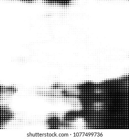 Abstract halftone background pattern. Spotted monochrome vector line illustration
