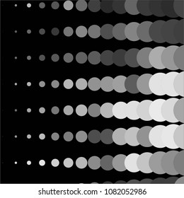 Abstract halftone background pattern. Spotted monochrome vector line illustration
