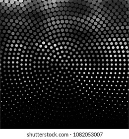 Abstract halftone background pattern. Spotted monochrome vector line illustration
