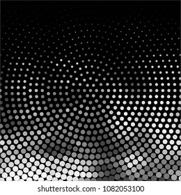 Abstract halftone background pattern. Spotted monochrome vector line illustration
