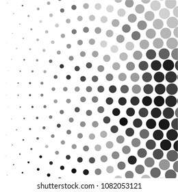 Abstract halftone background pattern. Spotted monochrome vector line illustration
