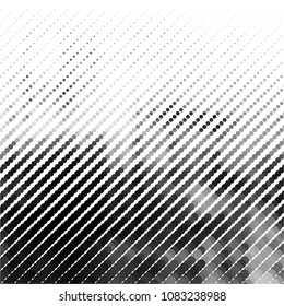 Abstract halftone background pattern. Spotted monochrome vector line illustration
