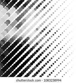Abstract halftone background pattern. Spotted monochrome vector line illustration
