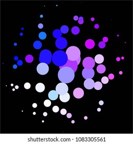 Abstract halftone background pattern. Spotted colorful vector line illustration
