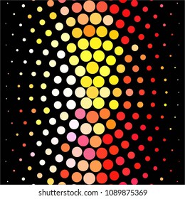 Abstract halftone background pattern. Spotted colorful vector line illustration
