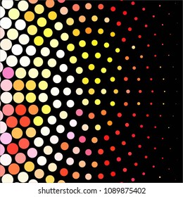 Abstract halftone background pattern. Spotted colorful vector line illustration
