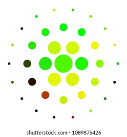 Abstract halftone background pattern. Spotted colorful vector line illustration
