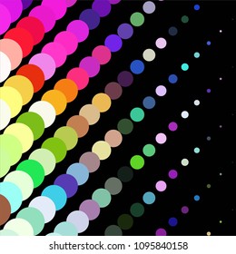Abstract halftone background pattern. Spotted colorful vector line illustration
