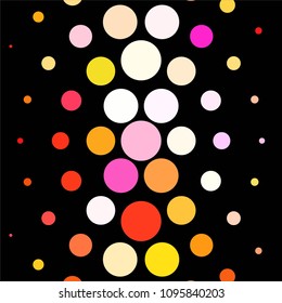 Abstract halftone background pattern. Spotted colorful vector line illustration
