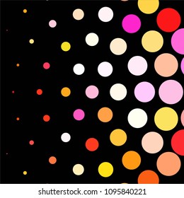Abstract halftone background pattern. Spotted colorful vector line illustration

