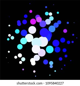 Abstract halftone background pattern. Spotted colorful vector line illustration
