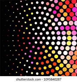 Abstract halftone background pattern. Spotted colorful vector line illustration
