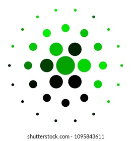 Abstract halftone background pattern. Spotted colorful vector line illustration
