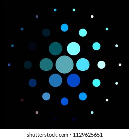 Abstract halftone background pattern. Spotted colorful vector line illustration
