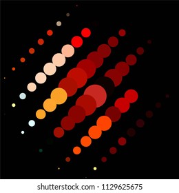 Abstract halftone background pattern. Spotted colorful vector line illustration
