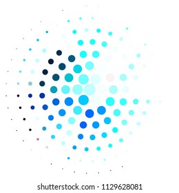 Abstract halftone background pattern. Spotted colorful vector line illustration
