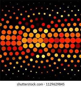 Abstract halftone background pattern. Spotted colorful vector line illustration
