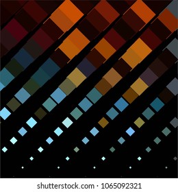Abstract halftone background pattern. Squared colorful vector line illustration
