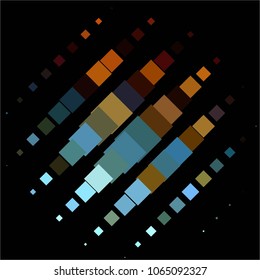 Abstract halftone background pattern. Squared colorful vector line illustration
