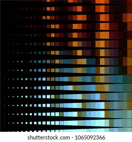 Abstract halftone background pattern. Squared colorful vector line illustration
