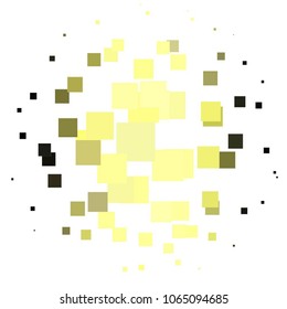 Abstract halftone background pattern. Squared colorful vector line illustration

